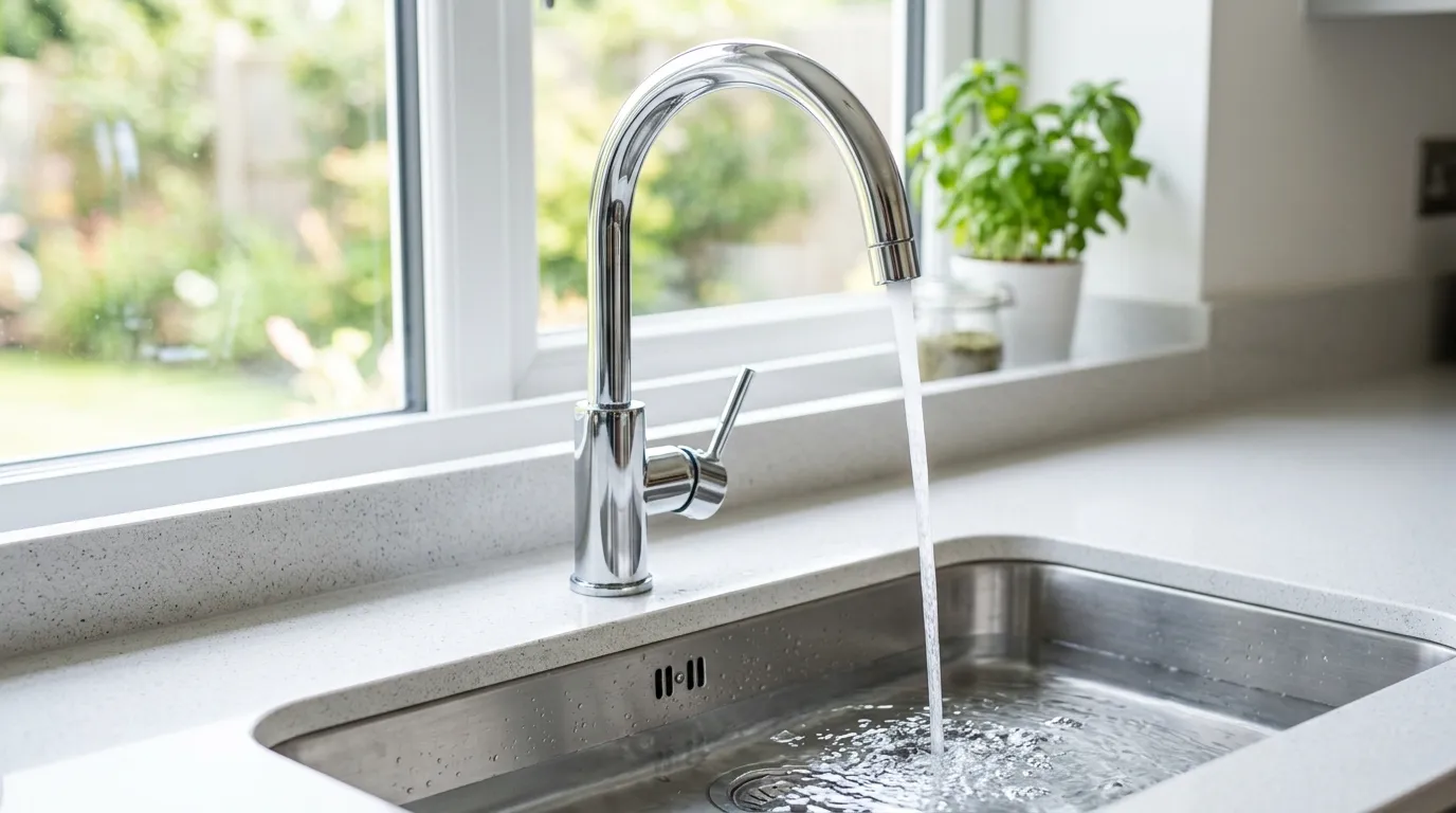 Local Plumbing Master Pros same day plumber fixing a faucet in Lewisburg, KY